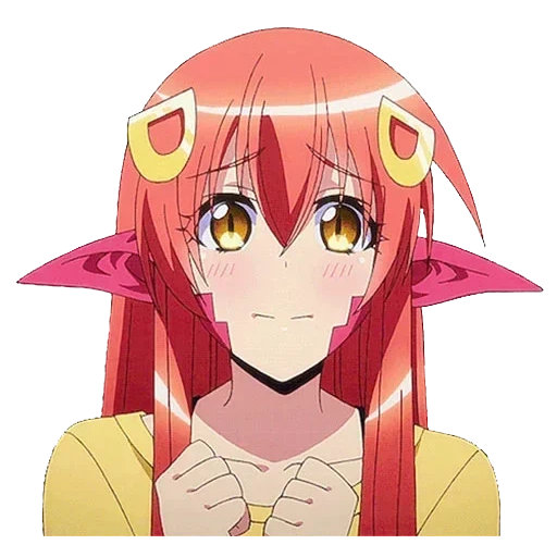 мия аниме, мия ламия, miia monster musume, аниме monster musume, повседневная жизнь девушкой-монстром