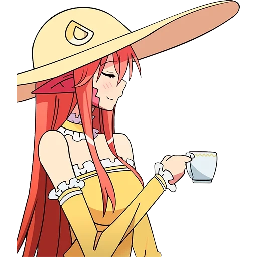 anime, anime cap, anime charaktere, monster musume ren, monster mädchen alltag