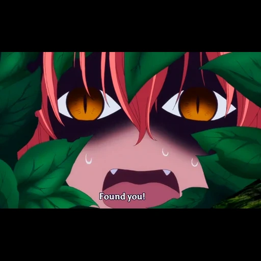 anime, anime charaktere, the banshee, monster musume screenshot, monster mädchen alltag