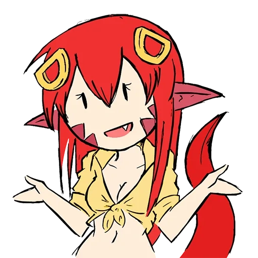 monstro garota, mia lamia chibi, monstros de meninas, monster musume mia, anime succubus ficou