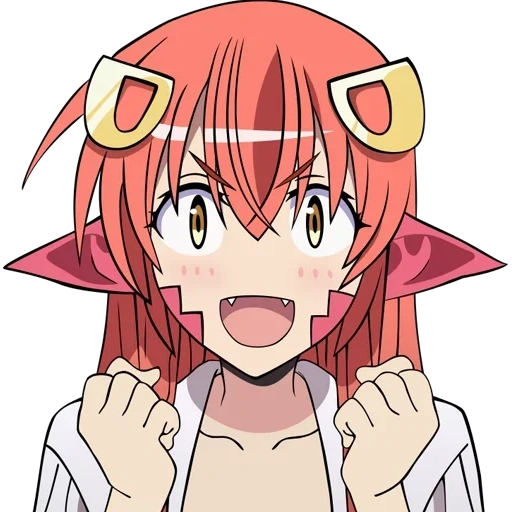 mia lamia, anime lustig, anime charaktere, das monster musume mia, monster mädchen alltag