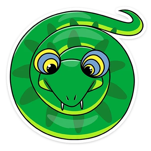 cobra, cobra de crianças, cobra verde, zmeyuk zmeyuk, cartoon de cobra