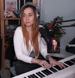 manusia, wanita muda, piano, mainkan piano, pelajaran piano