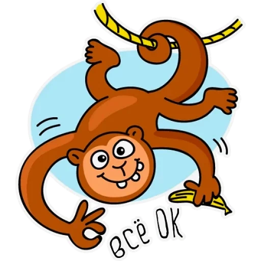 ein affe, affe von kindern, affenclipart, affencartoon, lustige affencharaktere