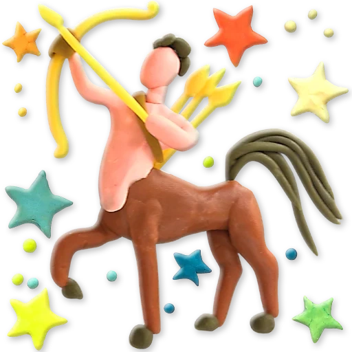 ecliptic, a figurine, zodiac, centaur figurine, sagittarius zodiac centaur