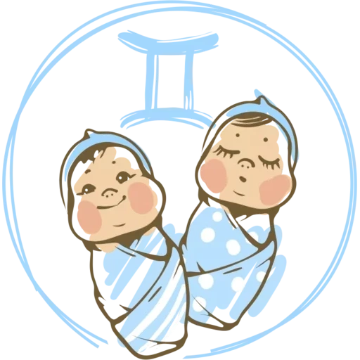 близнецы гороскоп, детские знаки зодиака, знак зодиака близнецы, открытки днём рождения детей двойняшек, с днём рождения двойняшек мальчика девочки