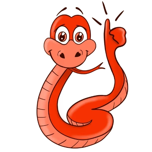 snake, змея змея, змея рисунок, красная змея, змея рисунок детей