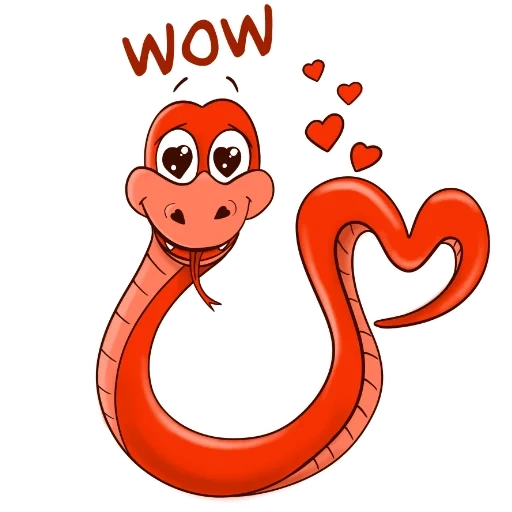 modello di serpente, serpente rosso, cartone animato serpente, serpente dei cartoni animati, serpentine per bambini