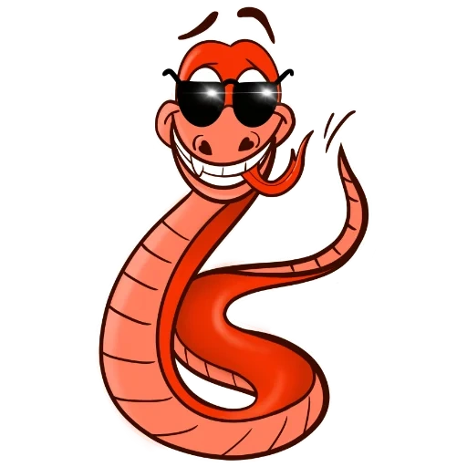 serpiente, serpiente naranja, serpiente de niños