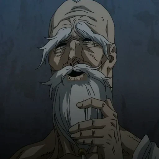 anime, the people, the old man anime, zeus ragnarok, anime ragnarek 2021