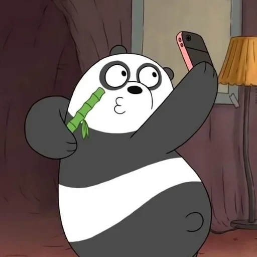 bare bears, motivo de desenho animado, panda urso, toda a verdade sobre o urso, captura de tela de toda a verdade do urso panda