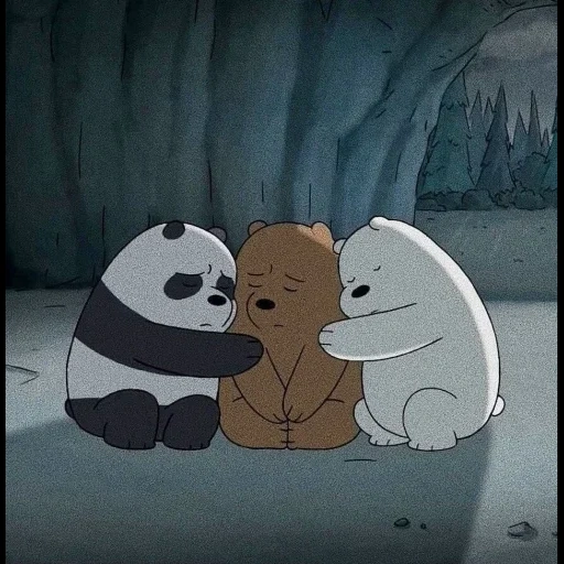 mainan, bare bears, the sad comics, semua kebenaran tentang beruang, ice bear we bare bears