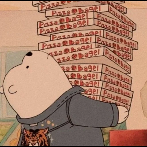 bare bears, estetica dei cartoni animati, tutta la verità sugli orsi, ice bear we bare bears, bianco tutta la verità sugli orsi