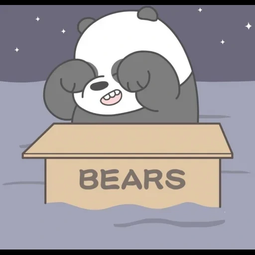 bare bears, kami bare bears ice, semua kebenaran tentang beruang, ice bear we bare bears, we naked bear aesthetic panda