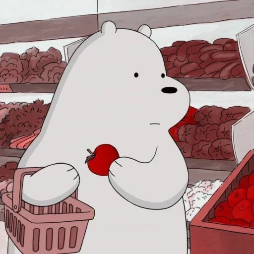 bare bears, медведь белый, вся правда о медведях, we bare bears ice bear, we bare bears мультфильм 2020