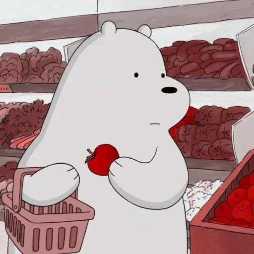 bare bears, ourson blanc, toute la vérité sur les ours, we bare bears ice bear, we ours nu dessin animé 2020