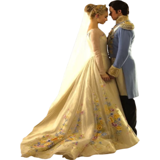 cinderella, cinderella 2015 ella whale, cinderella's wedding dress, lily james cinderella wedding, lily james cinderella wedding dress