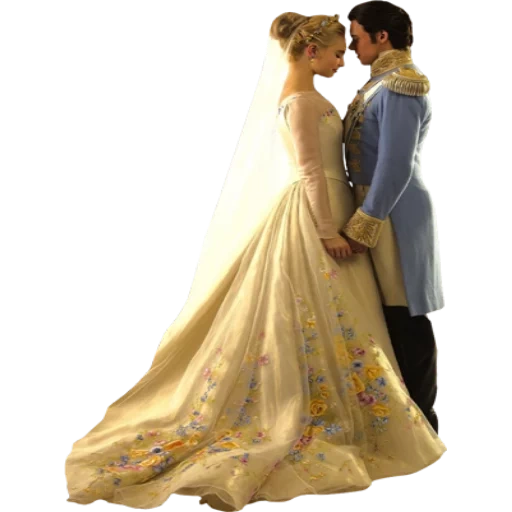 cinderella, cinderella 2015 ella kit, gaun pengantin cinderella, pernikahan lily james cinderella, gaun pengantin lily james cinderella