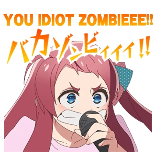 einfacher anime, anime charaktere, zombieland saga, anime zombieland saga rap, anime zombieland saga sakura