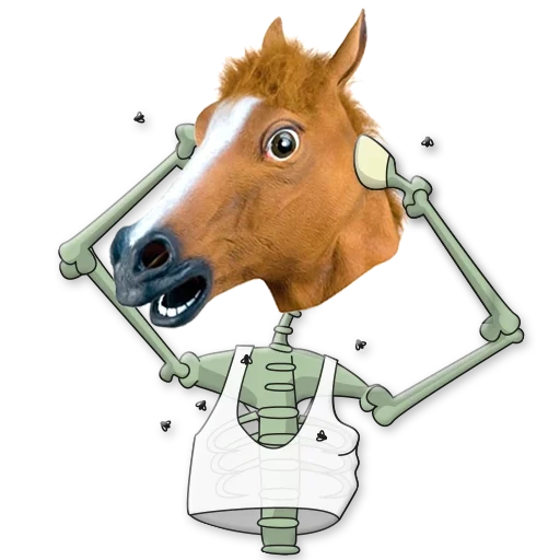лошадь, конь мем, голова коня, лошадь голова, смешная маска лошади