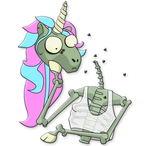 unicorn, unicorn, zombie unicorn, zombie unicorn, dead unicorn