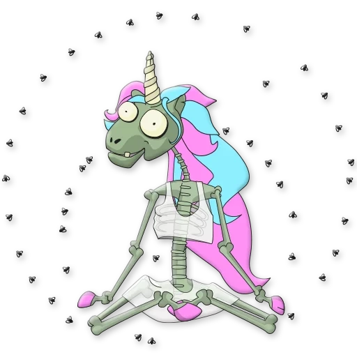 unicorn, samurai unicorn, zombie unicorn, zombie unicorn, pink unicorn zombie