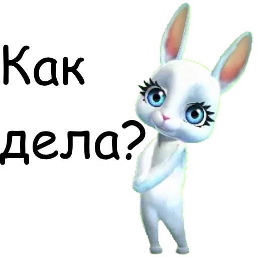 bunny, il tuo coniglietto, zoobe bunny, ciao bunny