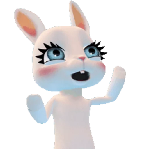 lapin, bunny zube, lapin zoobe, animation de lapin zoobe