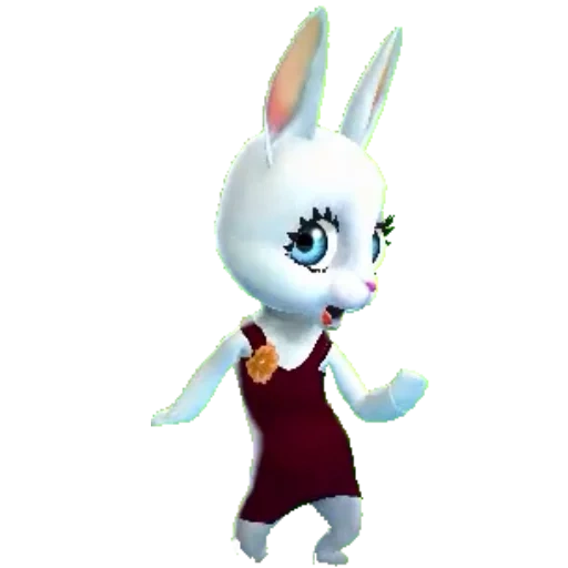 bunny, zoob bunny, zubi bunny, il coniglietto è bianco, zoobe bunny