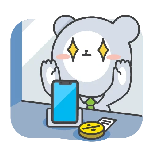 anime, rabbit, imessage, cute cats, icon cat with money