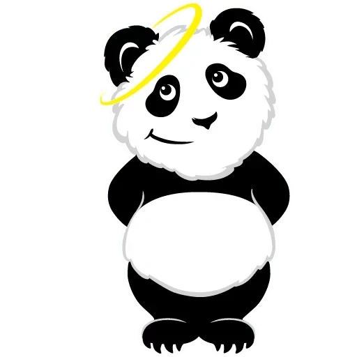 panda, pandocca, panda panda, símbolo de panda, panda de dibujos animados