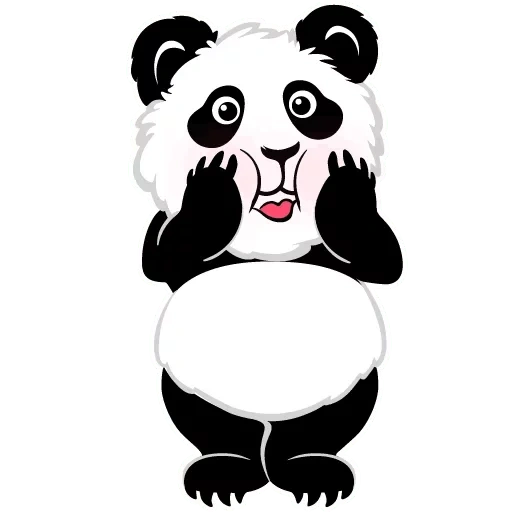 the panda, pandotschka, der panda panda, cartoon panda
