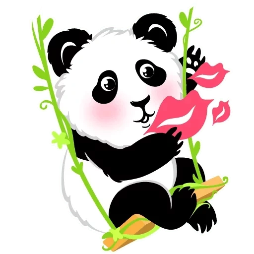 panda, pandochka, desenho do panda, pandochka lisa