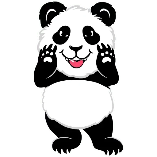 panda, panda panda, stickers panda, cœur de panda, ours panda