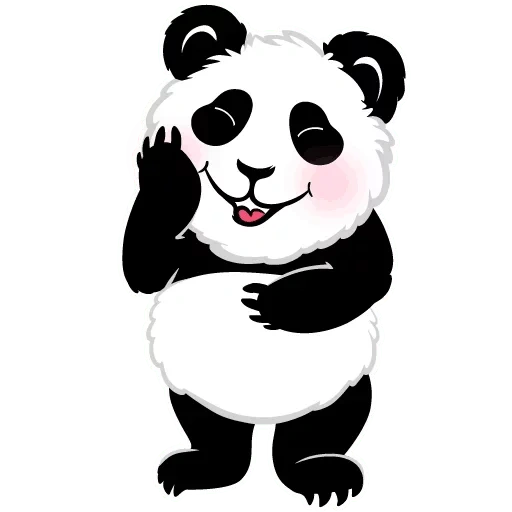 panda, panda panda, panda adesivi, orso panda