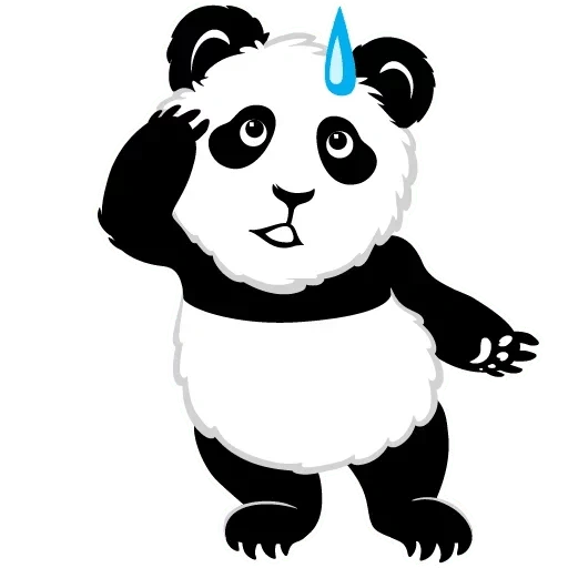 panda, pandocca, panda panda, símbolo de panda, panda de dibujos animados