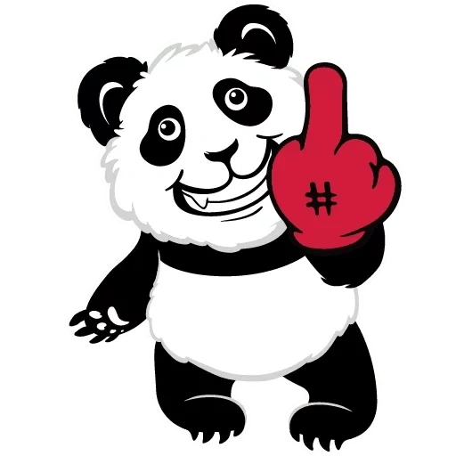 panda, panda panda, stiker panda, bear panda