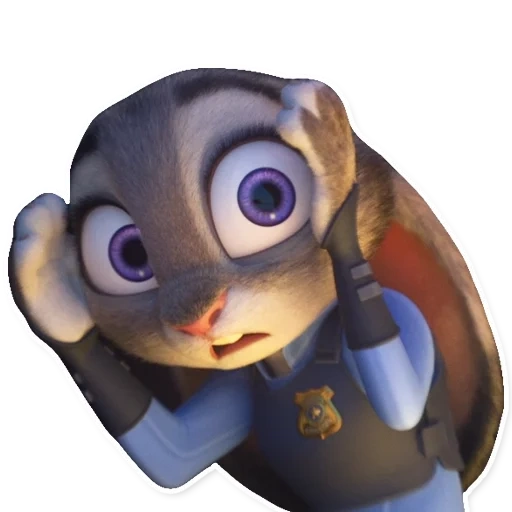 judy hopps, stiker judy hopps, holis judy hops, judy hops redo