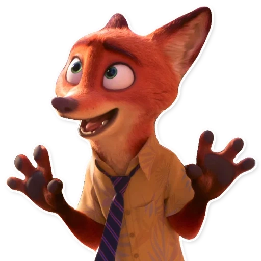 fox nick, nick wilde, piel de animales, fox nick wilde, nick wilder oscar