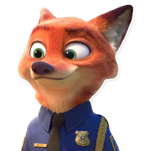 nick wilde, piel de animales, fox nick wilde, piel de zorro, la ciudad de la bestia nick wilde