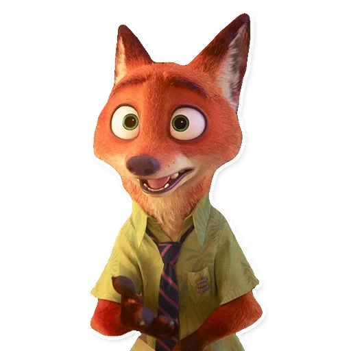 renard à peau animale, fox animal city, beast city nick wilde, nick wilde zootown, nicholas white zootown