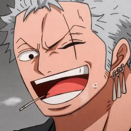 zoro, roronoa, zoro smile, roronoa zoro, anime uma peça