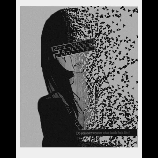 immagine, ragazza anime, girl anime triste, anime depresse, depressione sad dremion girls aggressive