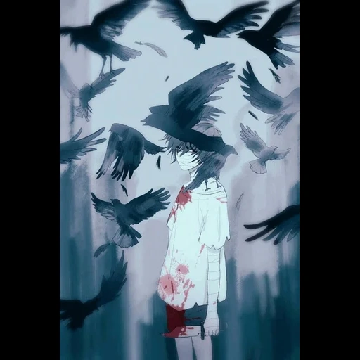 anime, immagine, arte anime, anime triste, gli anime angeli deceduti di spargimento di sangue