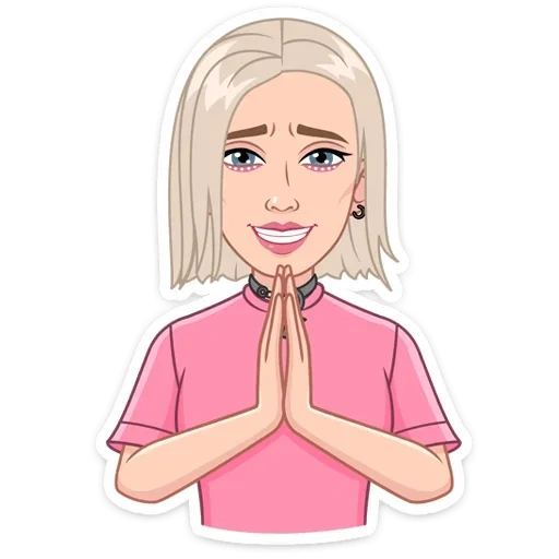 vmoji, emoticônes, filles