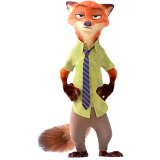 nick wilde, zeropolis, rubah zerolis, holis nick wilde, nick wilde dari zeropolis