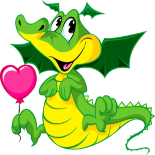 dracosha mark, dragón clipart, dibujo dragoshi, merry crocodile, dragón con fondo transparente