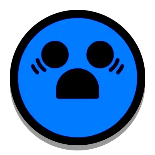 brawl stars, bravl stars, brawl stars pins, triste sonrisa azul cielo azul