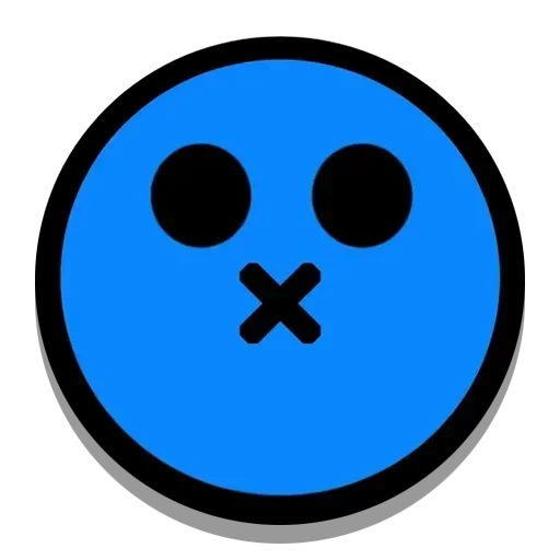 braffstas, brawl stars, brawl stars pins, triste sonrisa azul cielo azul