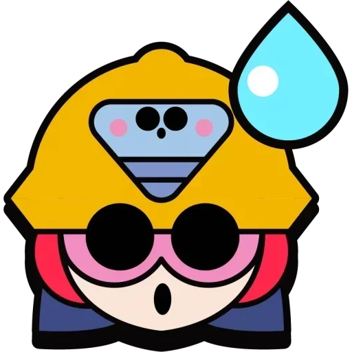 bravstas, brawl stars, brawl stars pins, emoji bravo stars yang dicat